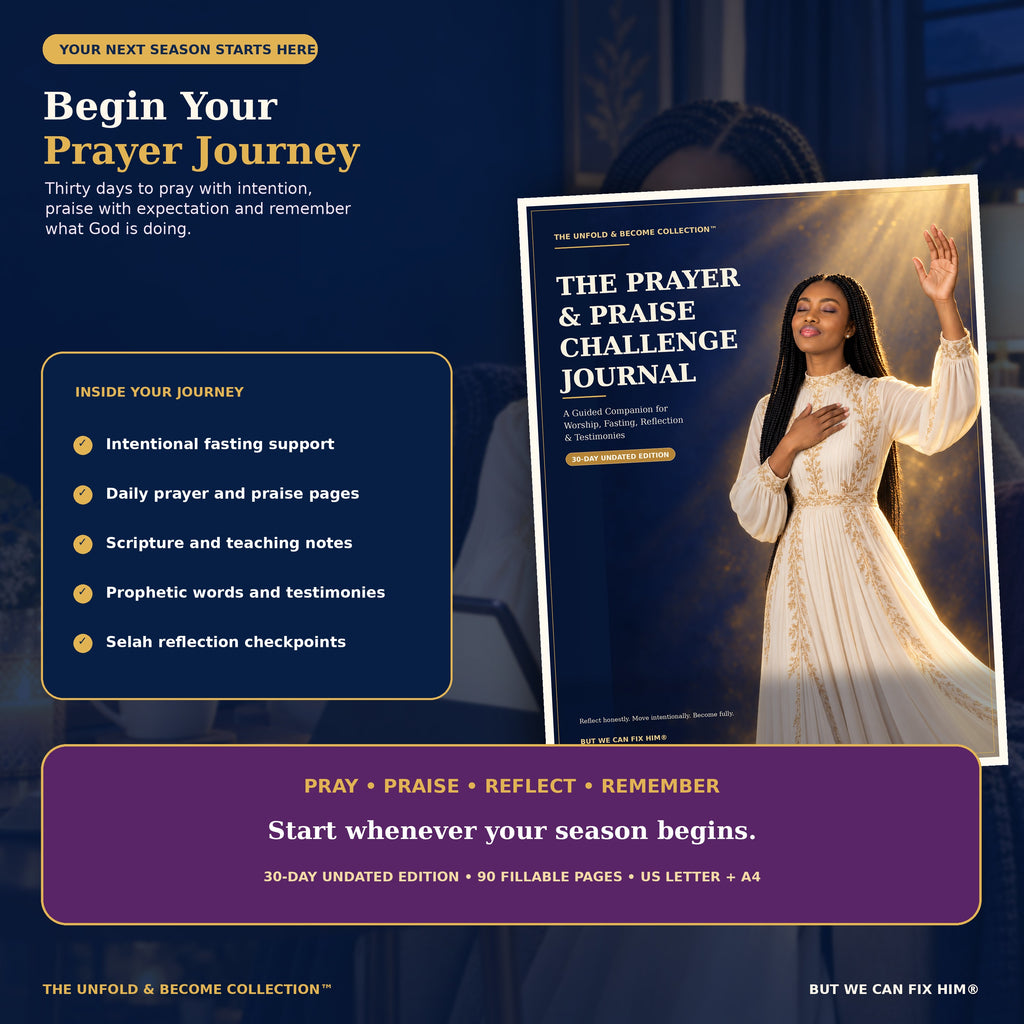 The Prayer & Praise Challenge Journal — 30-Day Fillable PDF