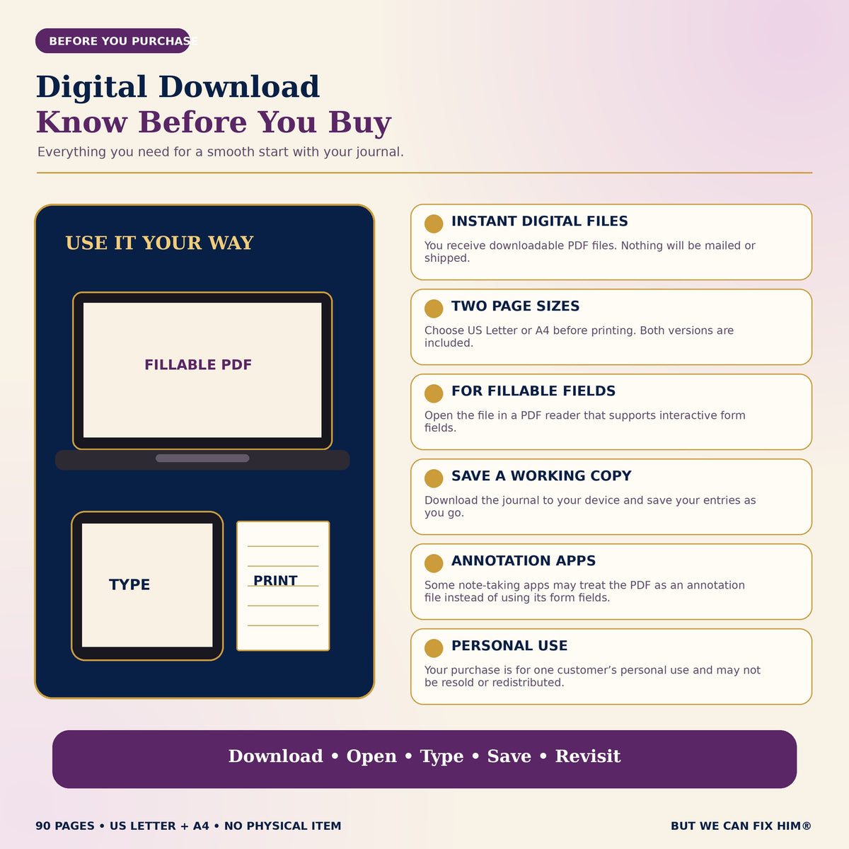 The Prayer & Praise Challenge Journal — 30-Day Fillable PDF