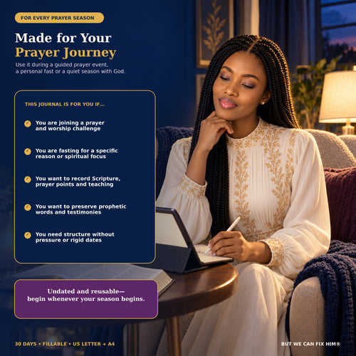 The Prayer & Praise Challenge Journal — 30-Day Fillable PDF