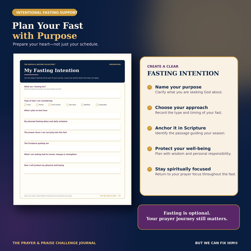The Prayer & Praise Challenge Journal — 30-Day Fillable PDF